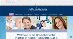 Desktop Screenshot of healthysmilesdentistry.com